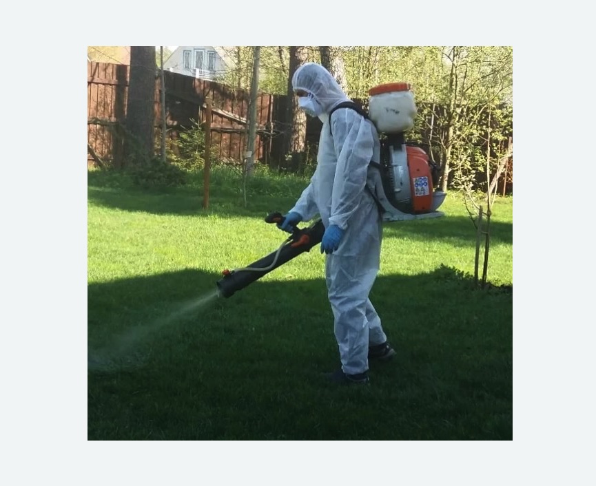 Обработка территории от клещей в Кызыле